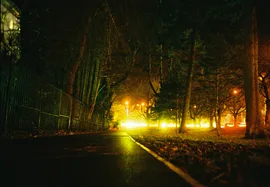 Nightime photo of Boulevard de Nantes, Cardiff