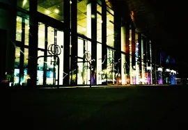 Wales Millennium Centre entrance, Cardiff Bay