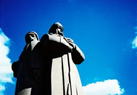 Photo of the Latvian Riflemen Monument, Riga, Latvia