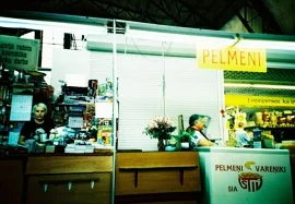 Pelmeni Seller, Riga Central Market