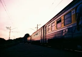Jurmala Train Station, Latvia